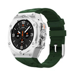 Aluminum Case with Silicone Strap for Samsung Galaxy Watch Ultra and Samsung Galaxy Watch Ultra (2025)