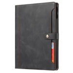Leather Flip Wallet Case with Pen Holder Slot for iPad Air (2025)