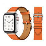 Premium Classic Leather Watch Strap for Apple Watch