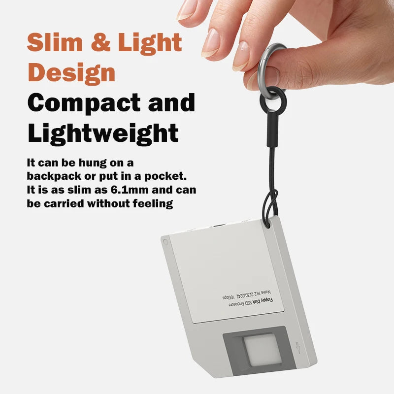 Hagibis Compact External NVMe SSD Case