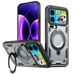 Xiaomi 17 Series Heavy Duty Magnetic Case with Rotating Ring Stand