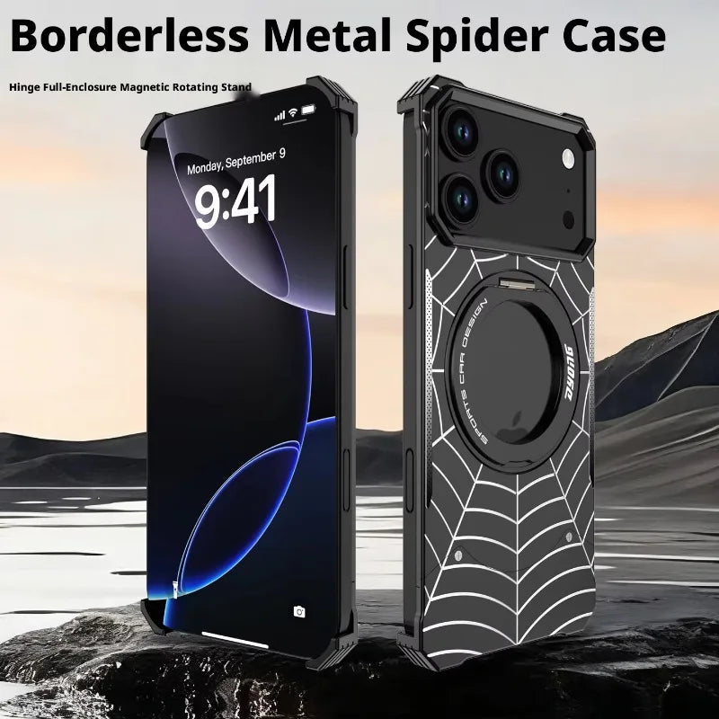 MagSafe Case with 360° Rotating Ring Stand for iPhone 18 Series