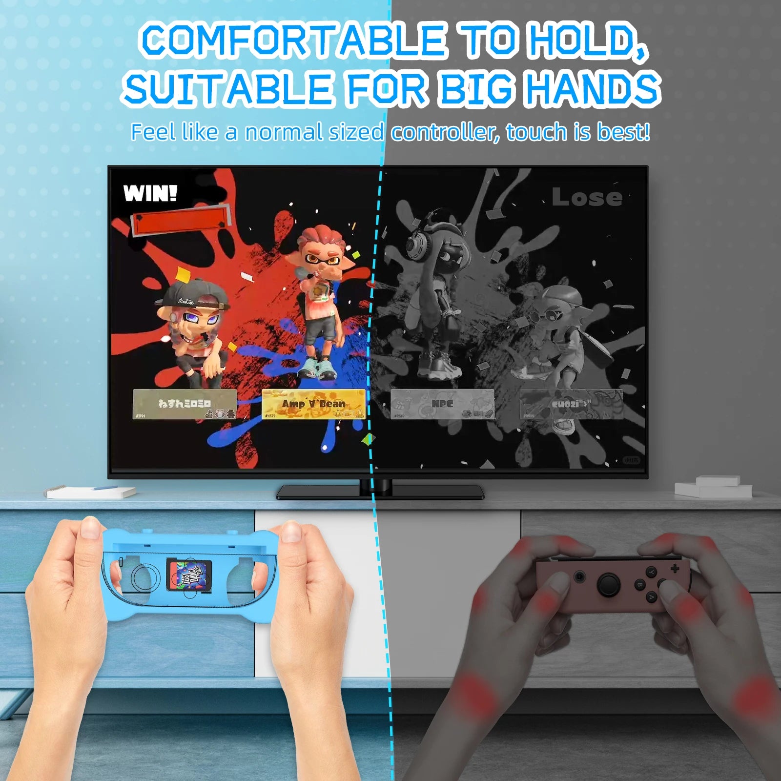 2-Pack Nintendo Switch 2 Joy-Con Game Controller Grip