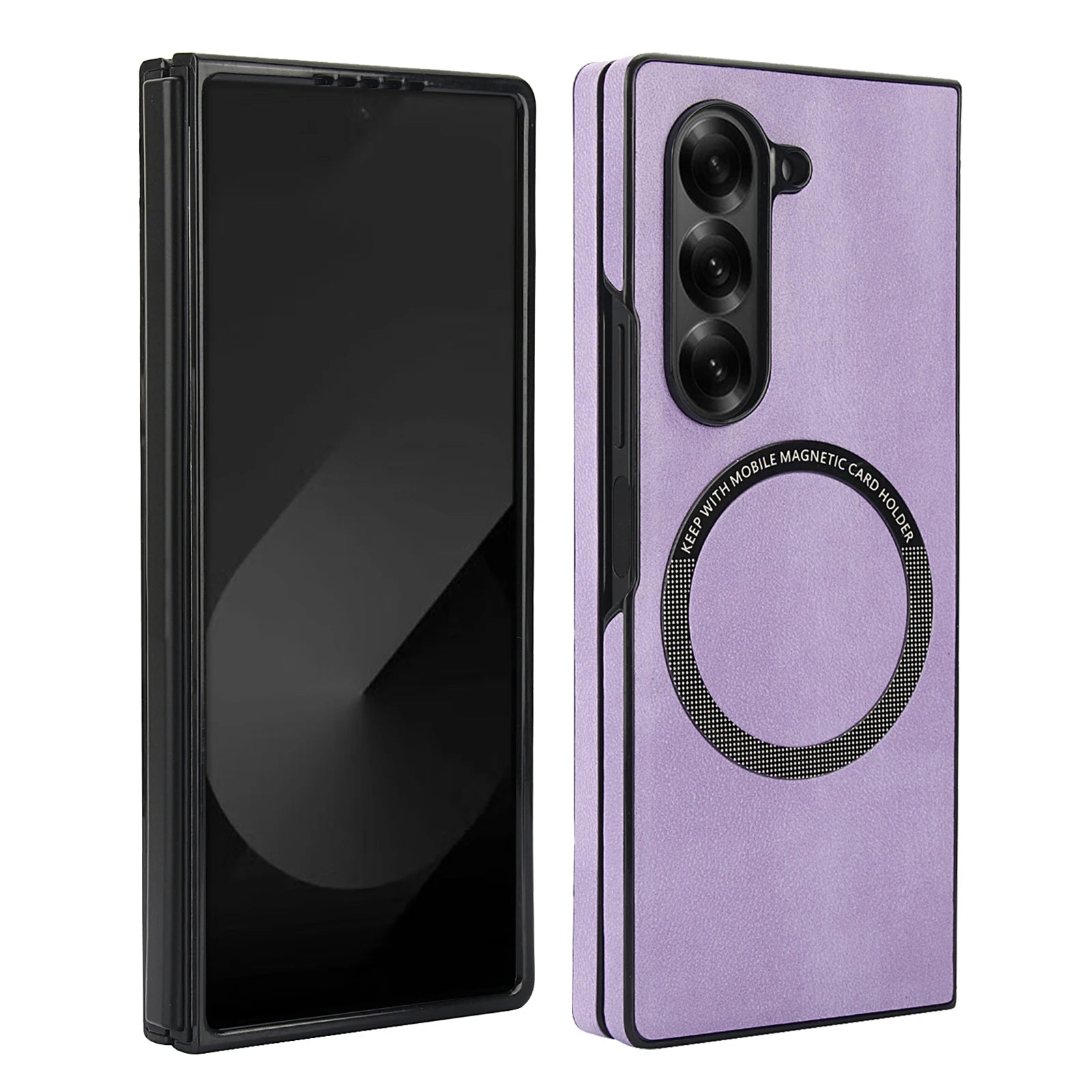 Retro Leather Magnetic Case for Samsung Galaxy Z Fold 7