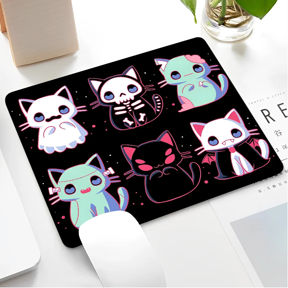 Black Cat Themed Mousepad