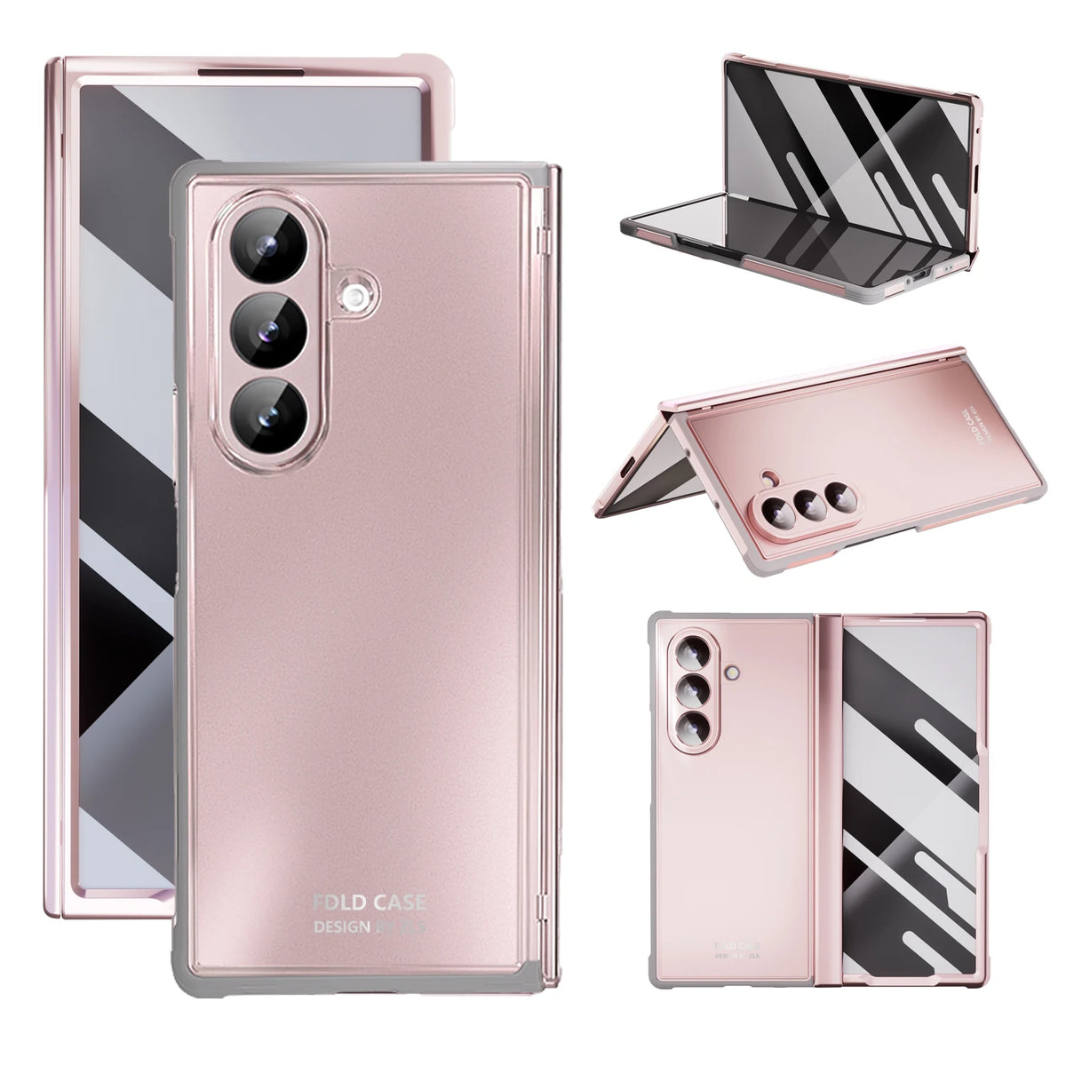 Samsung Galaxy Z Fold 7 Transparent TPU Case with Screen Protector