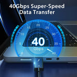 CABLETIME Thunderbolt 3 Fast Charge USB-C Cable