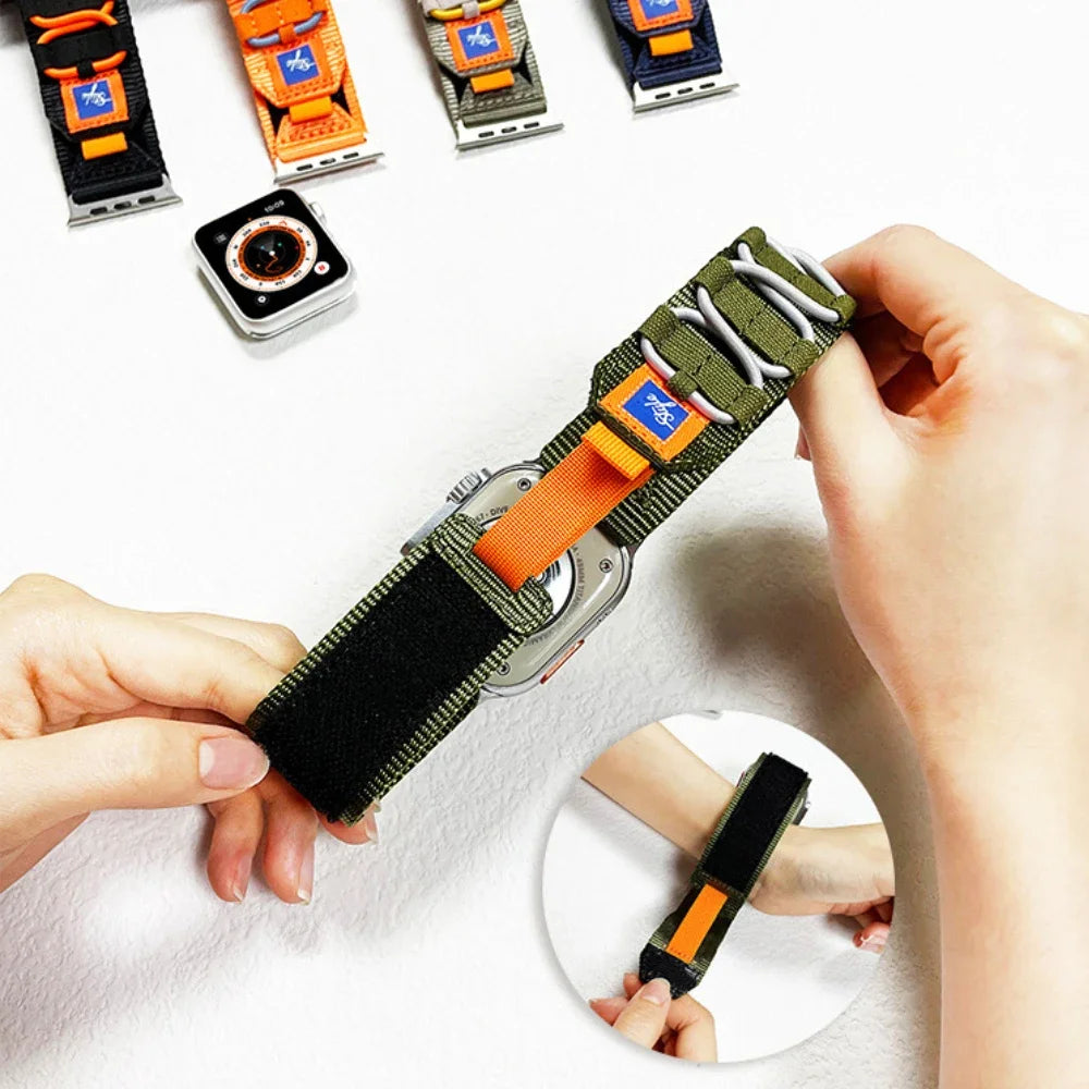 Outdoor Nylon Loop Band for Apple Watch