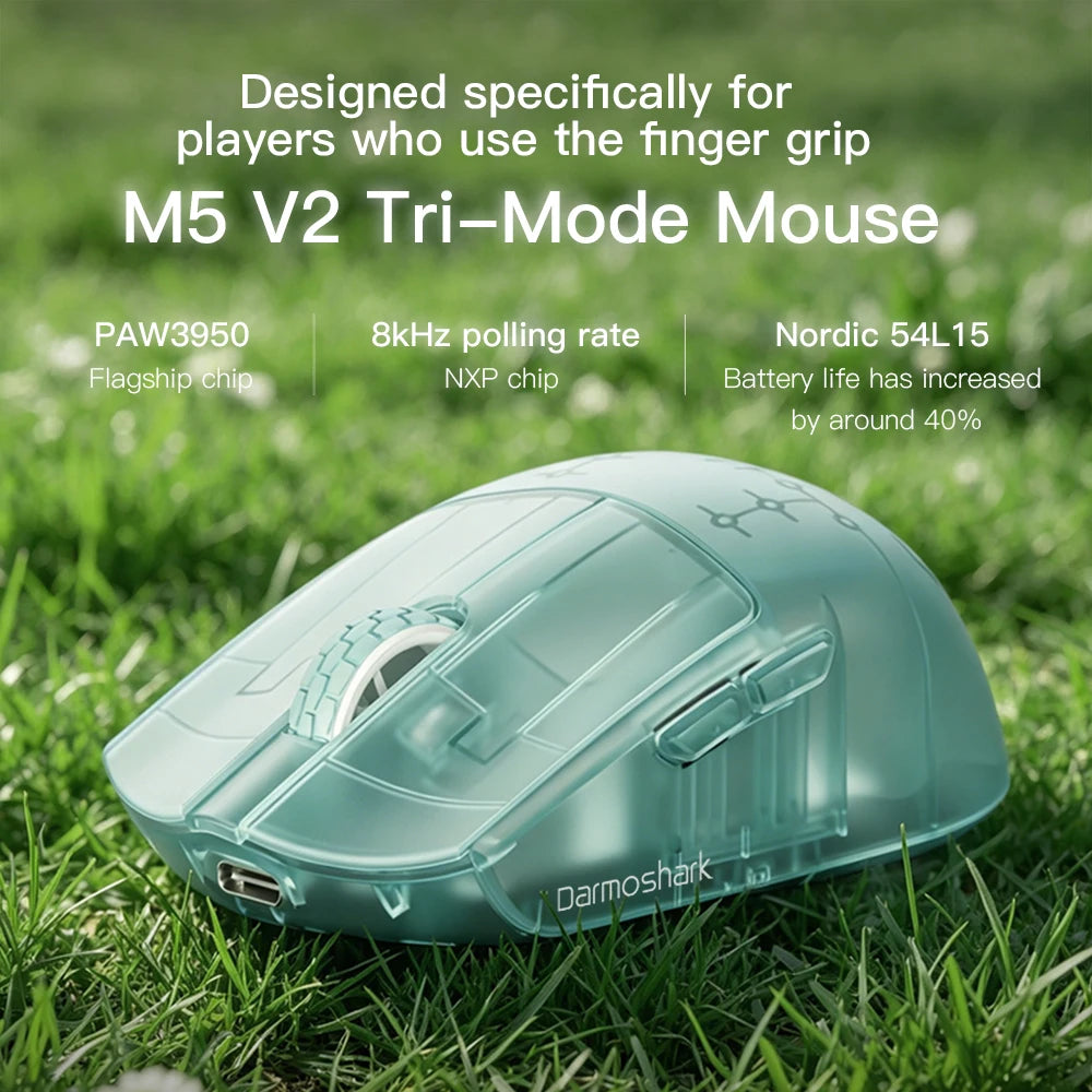 Darmoshark M5 V2  8000Hz Wireless Gaming Mouse