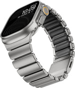 Stainless Steel and Rubber Magnetic Band for Apple Watch