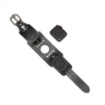 Genuine Leather Cuff Band with Metal Pin-Buckle for Apple Watch