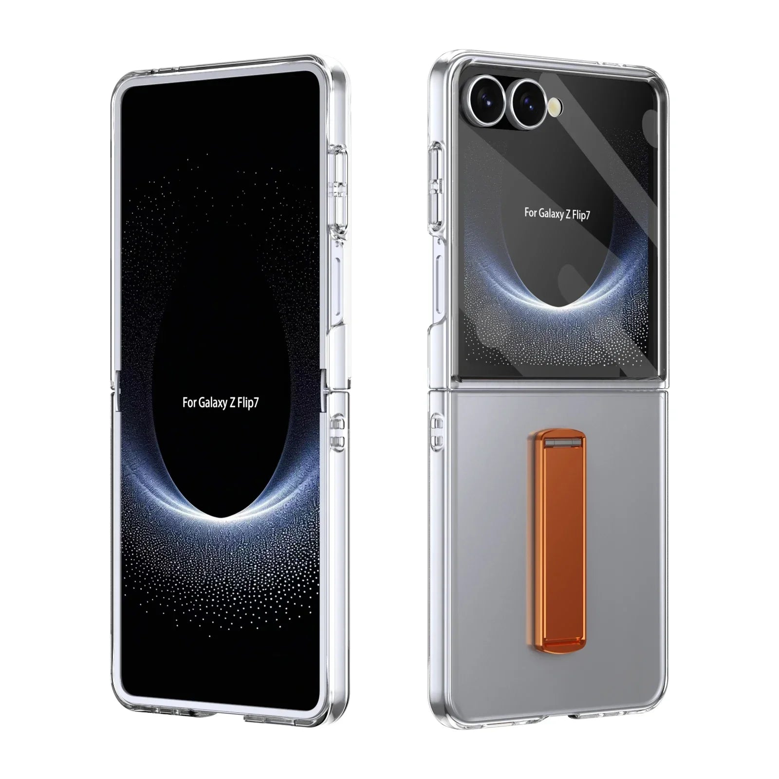 Protective Phone Case with Screen Protector & Glass Lens Film for Samsung Galaxy Z Flip 7