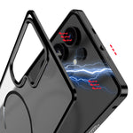Slim Metal Frame Magnetic Case For Samsung Galaxy S25 Series
