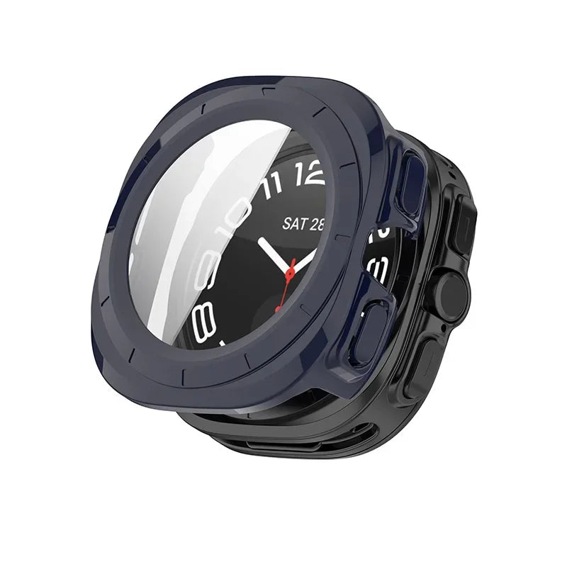 PC Case with Tempered Glass Screen Protector  Samsung Galaxy Watch Ultra and Samsung Galaxy Watch Ultra (2025)