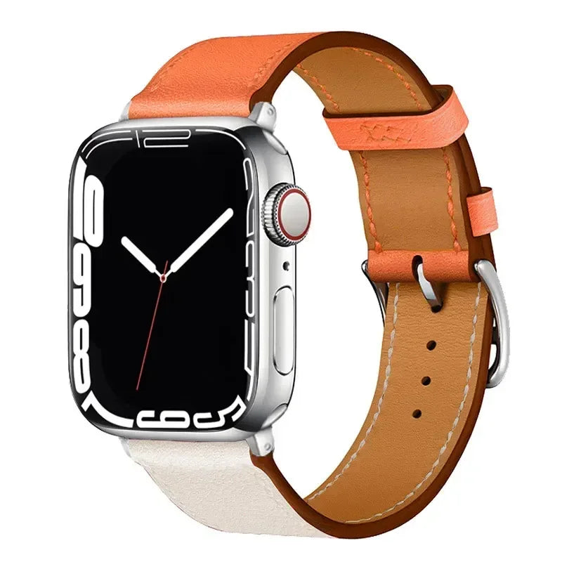 Classic Leather Replacement Strap for Apple Watch