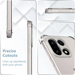 OnePlus 15 TPU Transparent Shockproof Case with Four-Corner Bumper