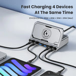 Asometech 160W GaN Charging Station with Wireless Charging