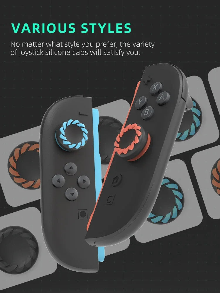 Silicone Thumb Grip Caps for Nintendo Switch 2 Controllers