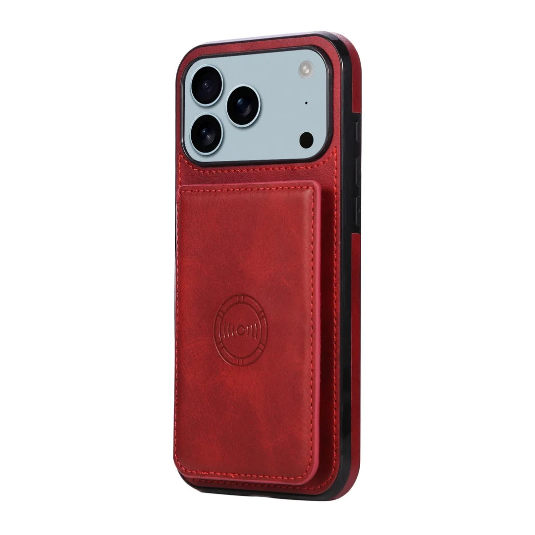 RFID Blocking Magnetic Leather Wallet Phone Case for iPhone 17 Series