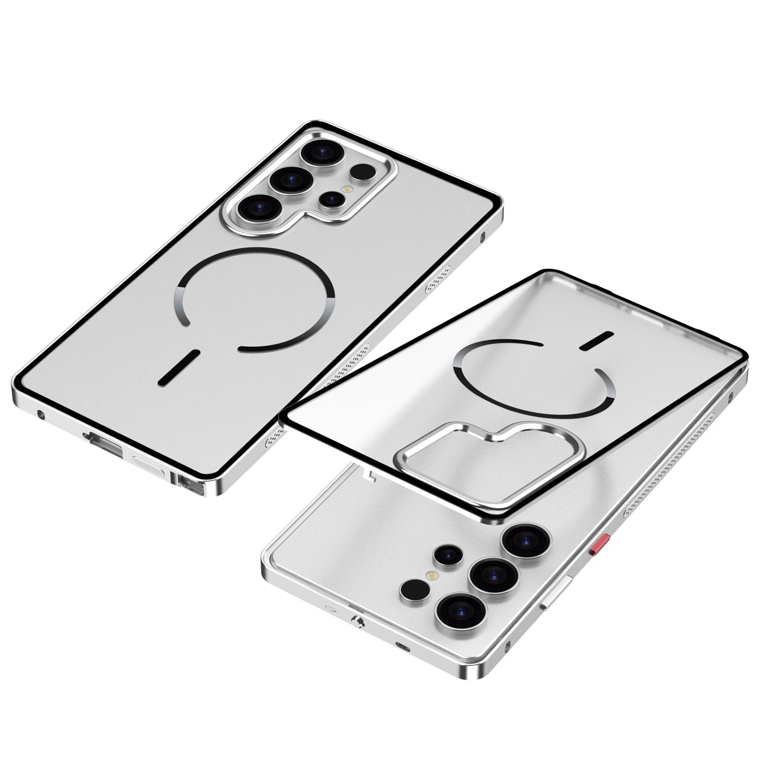 Slim Metal Frame Magnetic Case For Samsung Galaxy S25 Series