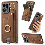 Luxury Leather Wallet Case for OPPO Find X9 / X9 Pro