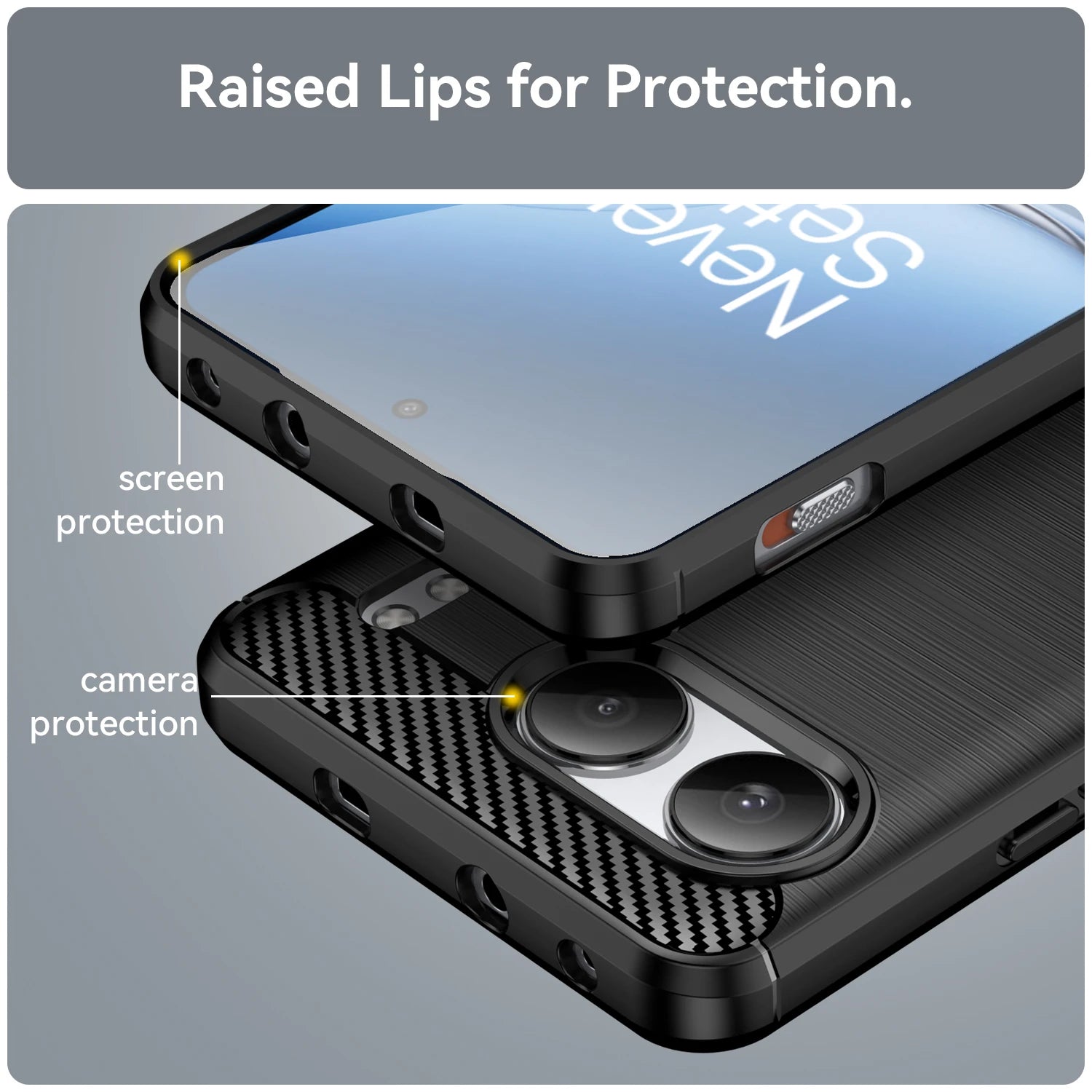 Shockproof Soft Silicone Protective Bumper Case for OnePlus Nord 4 – Ultimate Cushioning & Grip