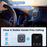 Joyroom Bluetooth 5.3 Car Adapter with Enhanced Dual Mic ENC Noise Cancellation