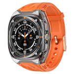 Integrated Transparent Case and Silicone Wristband for Samsung Galaxy Watch Ultra 2