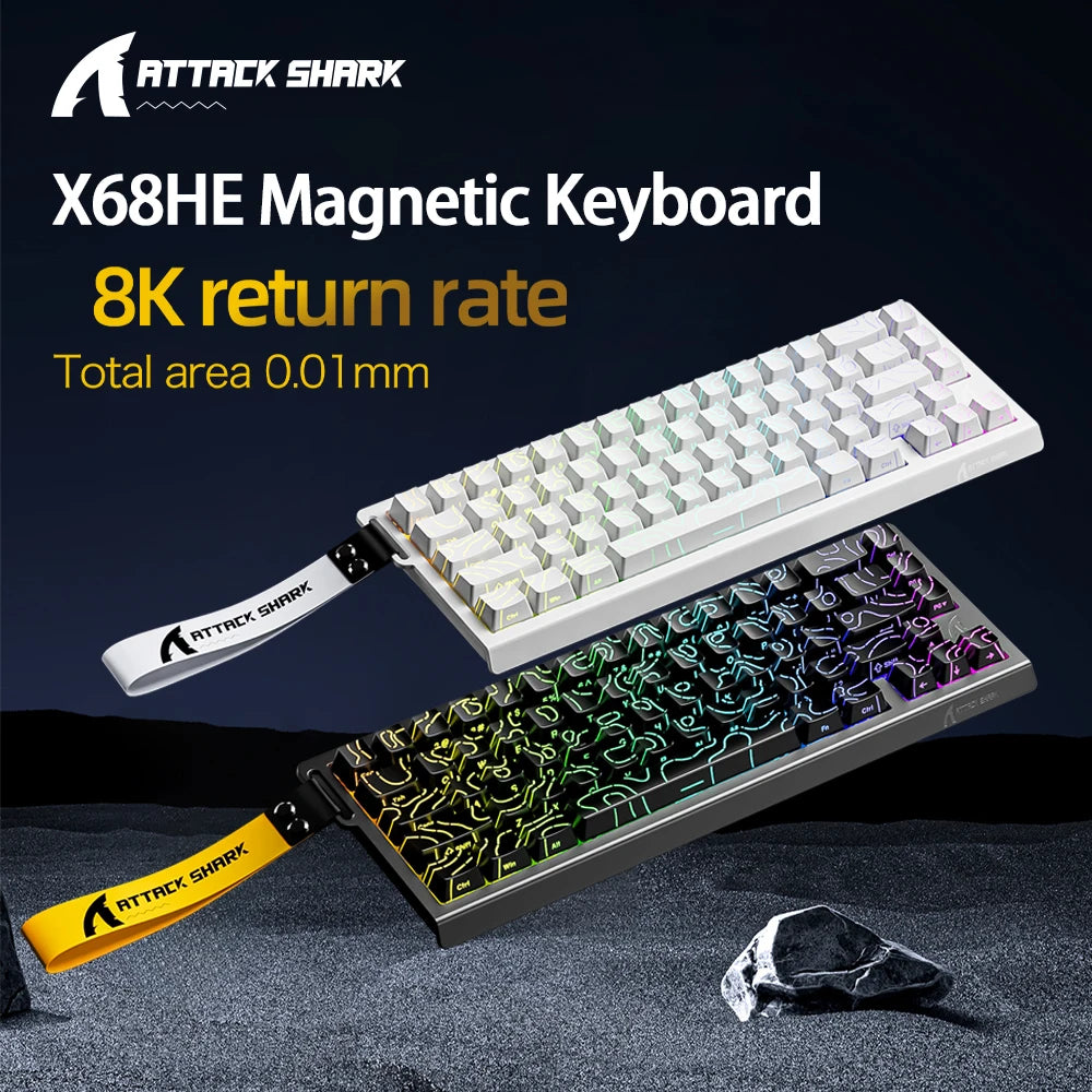 ATTACK SHARK X68HE Pro Gaming Magnetic Keyboard