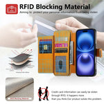 Leather Detachable Wallet Case with Zipper Pocket for iPhone 14 Series