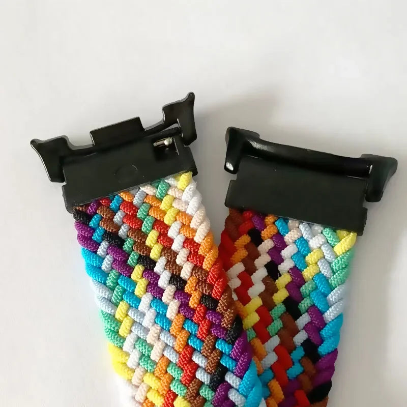 Braided Solo Loop Nylon Bracelet for Samsung Galaxy Watch 8 & Galaxy Watch 8 Classic