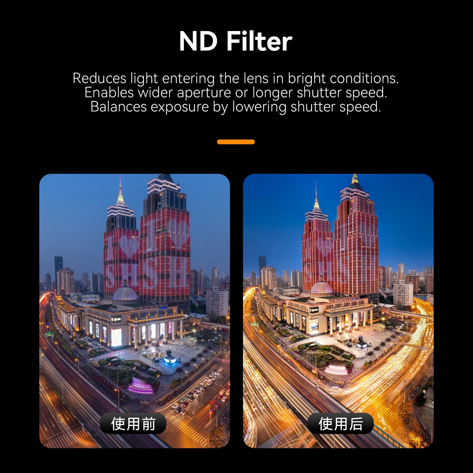 TELESIN Lens Filter Set for DJI Osmo Pocket 3 - Enhance Your Footage