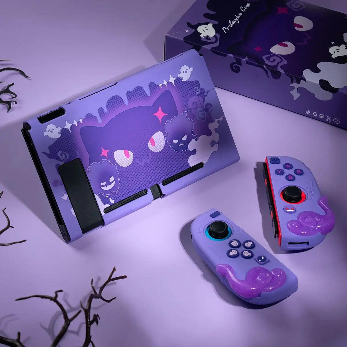 Purple Devil Ghost Case for Switch & OLED