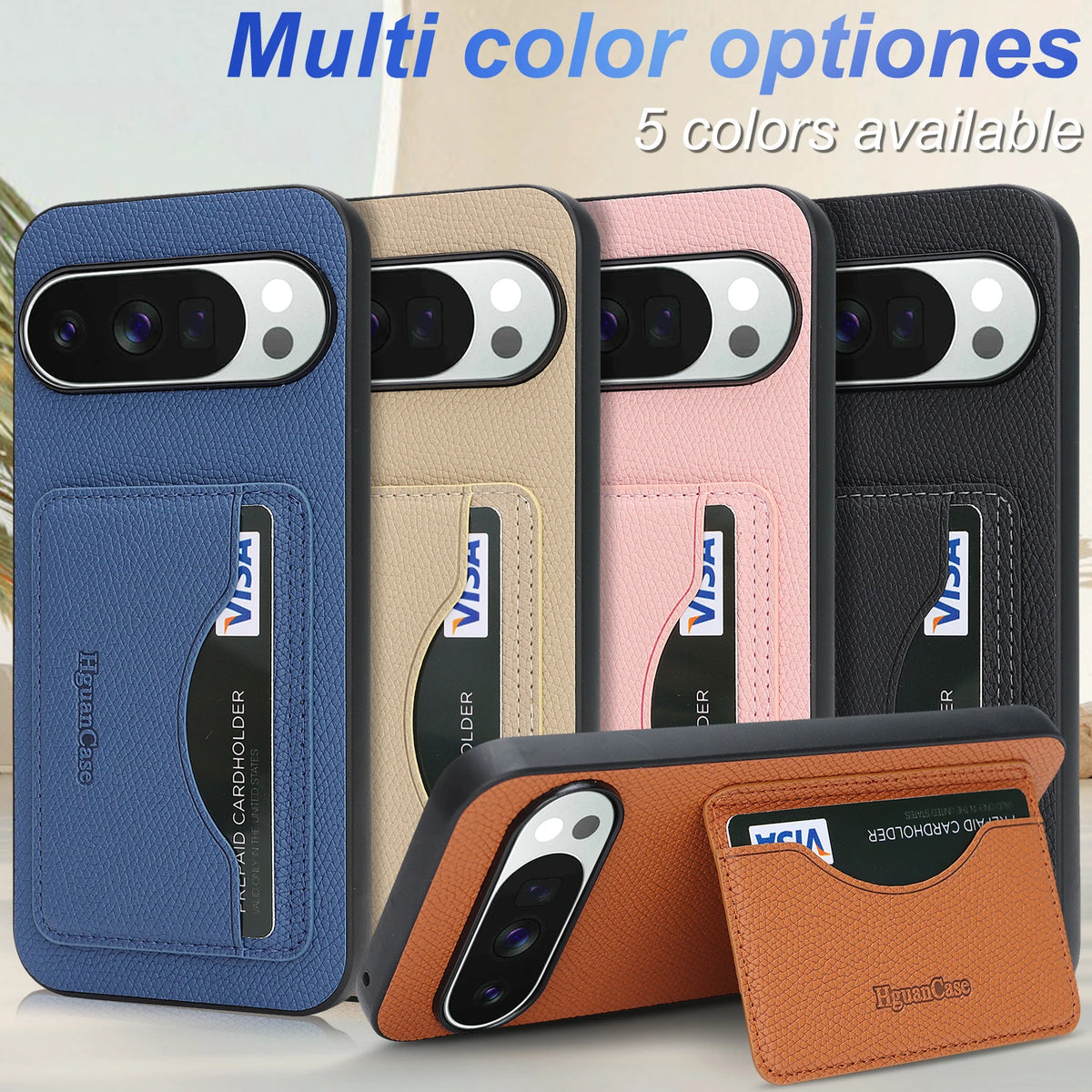 Business Leather Wallet Case for Google Pixel 9 Series