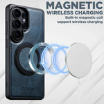 Luxury Magnetic Leather ase for Samsung Galaxy S26 Ultra