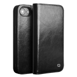 Vintage Genuine Leather Flip Case for iPhone 16e