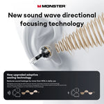 Monster MQT65 Bluetooth 6.0 Earclip Earphone