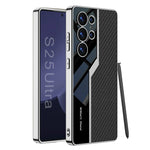 Shockproof TPU + Leather Case for Samsung Galaxy S25 Ultra