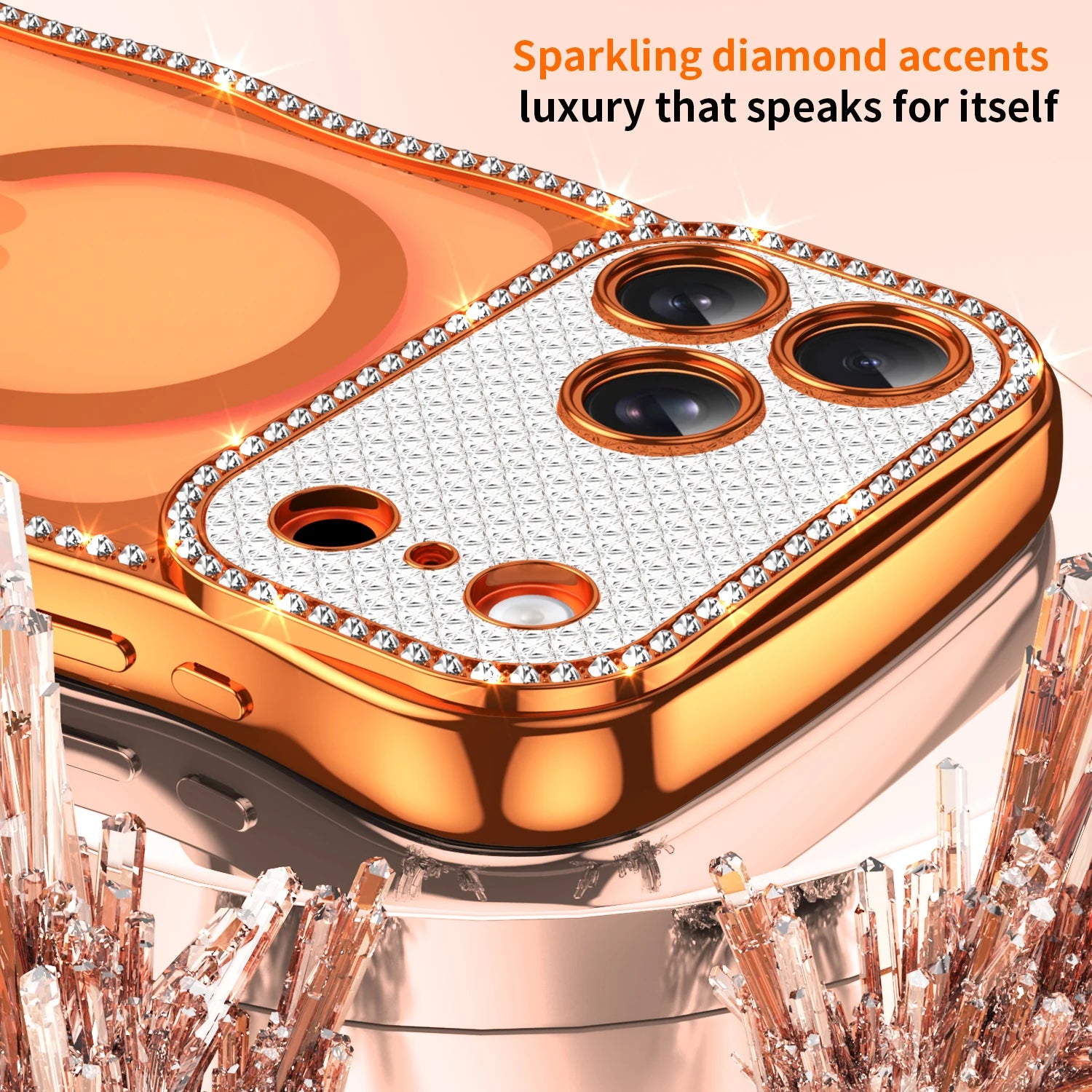 Luxury Star Diamond MagSafe Case for iPhone 17 Series
