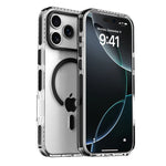Premium Clear MagSafe Case with Striped Edges for iPhone 17 Series