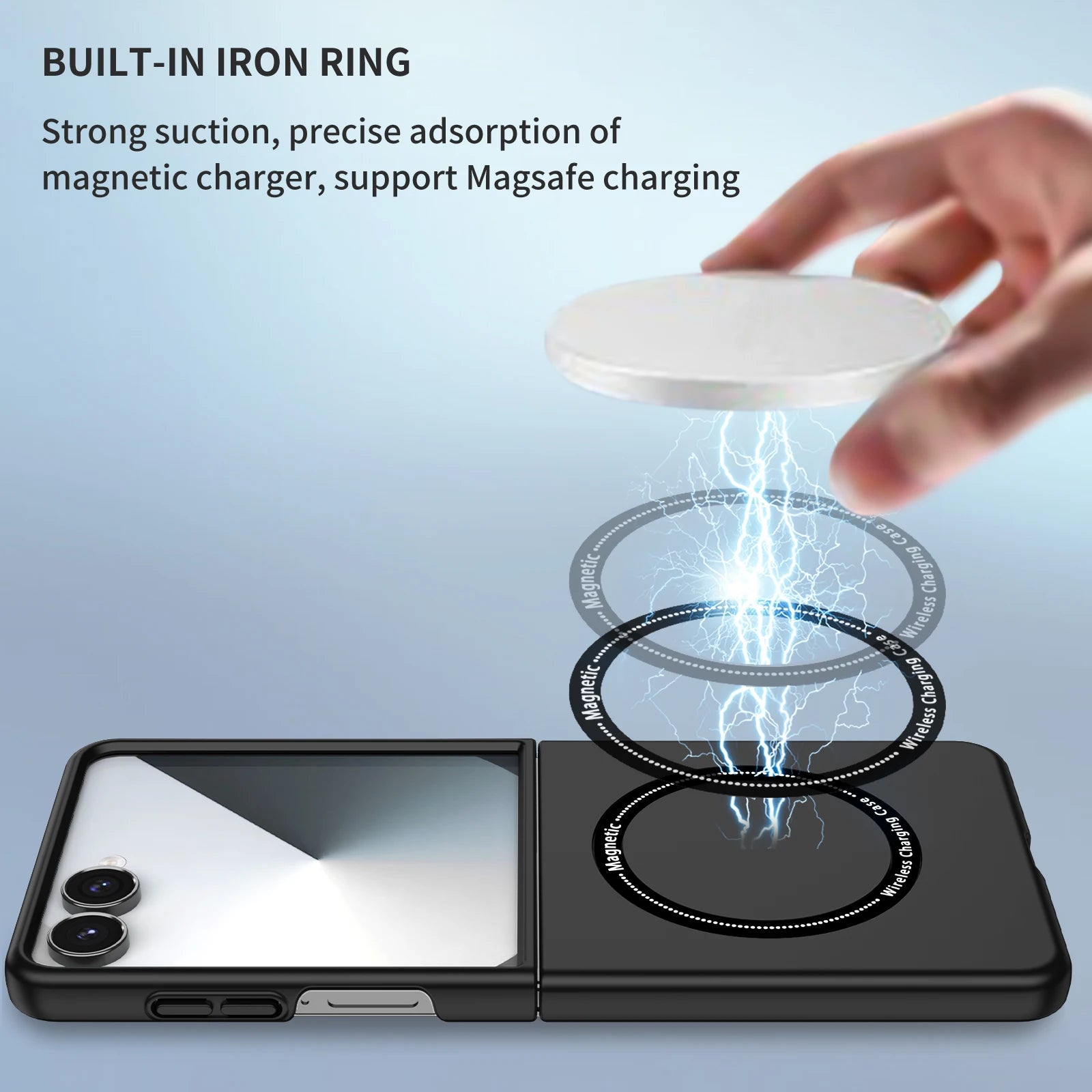 Durable Shockproof Matte Magnetic Case for Samsung Galaxy Z Flip 7