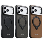 Premium Cooling MagSafe Case with 360° Rotating Metal Ring Holder for iPhone 17 Series