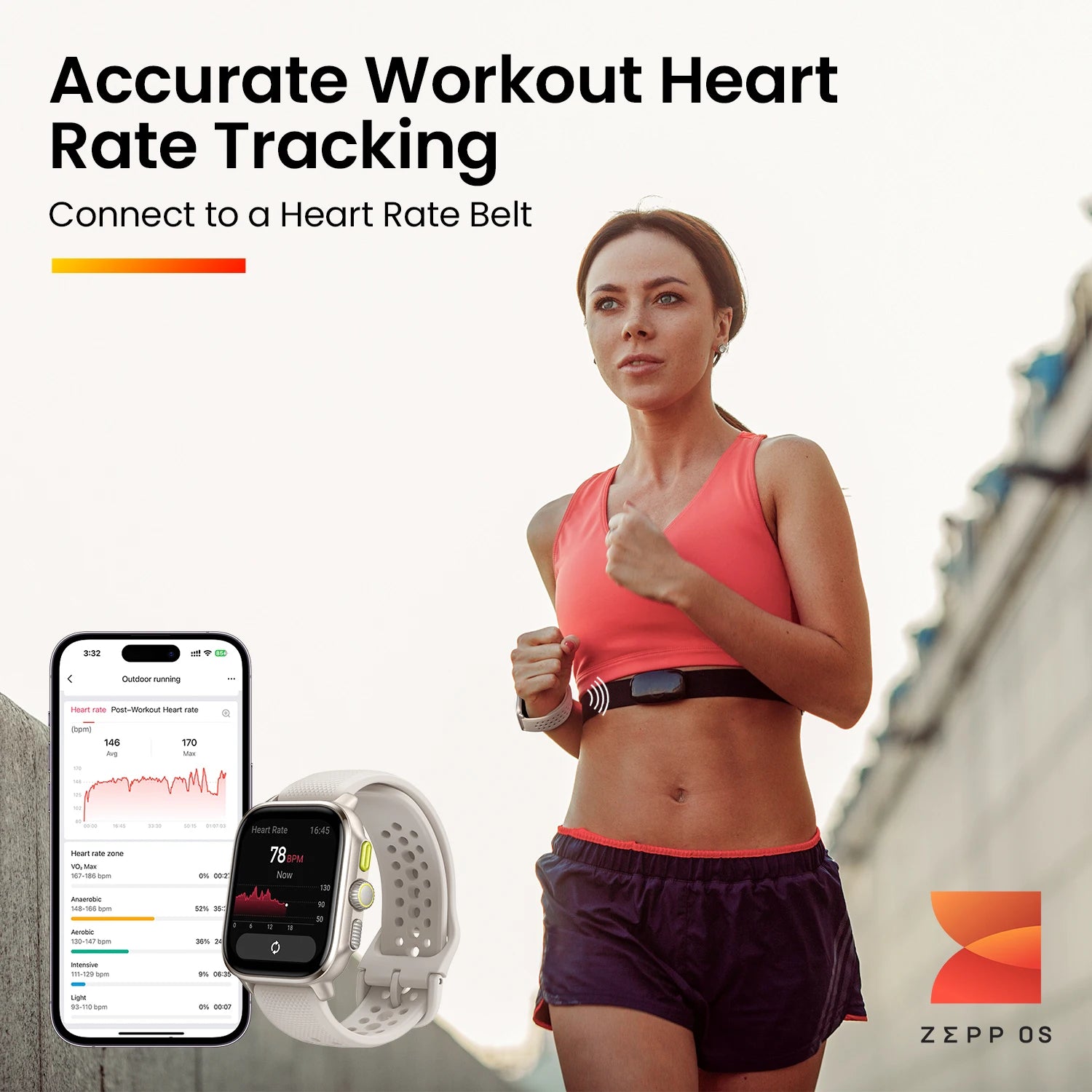 Amazfit Cheetah 44mm GPS Smartwatch with 150+ Sports Modes and Heart Rate Tracking