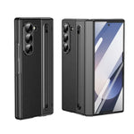 Shockproof Leather Case with Film, Pen Slot and Hinge Protection for Samsung Galaxy Z Fold 6
