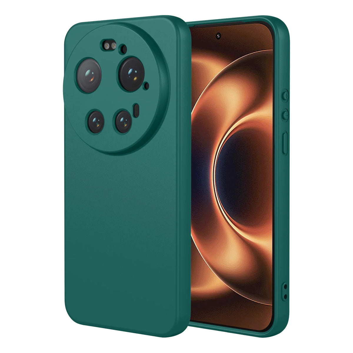 Liquid Silicone Raised Edge Protective Case for Xiaomi 17 Ultra