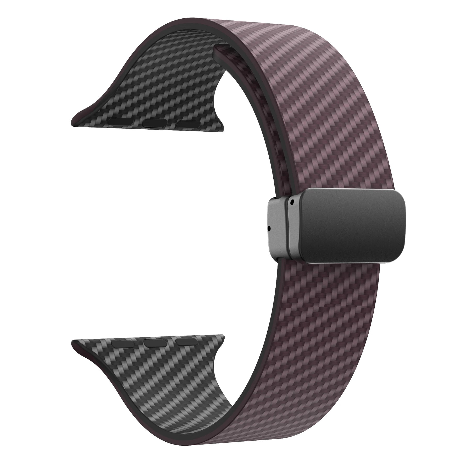 Carbon Fiber Pattern Magnetic Strap for Apple Watch