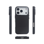 Protective 3D Leather Texture MagSafe Case with Metal Lens Cover for iPhone 17 Series