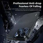 Premium Kevlar Carbon Fiber Grid Texture Case for iPhone 17 Series