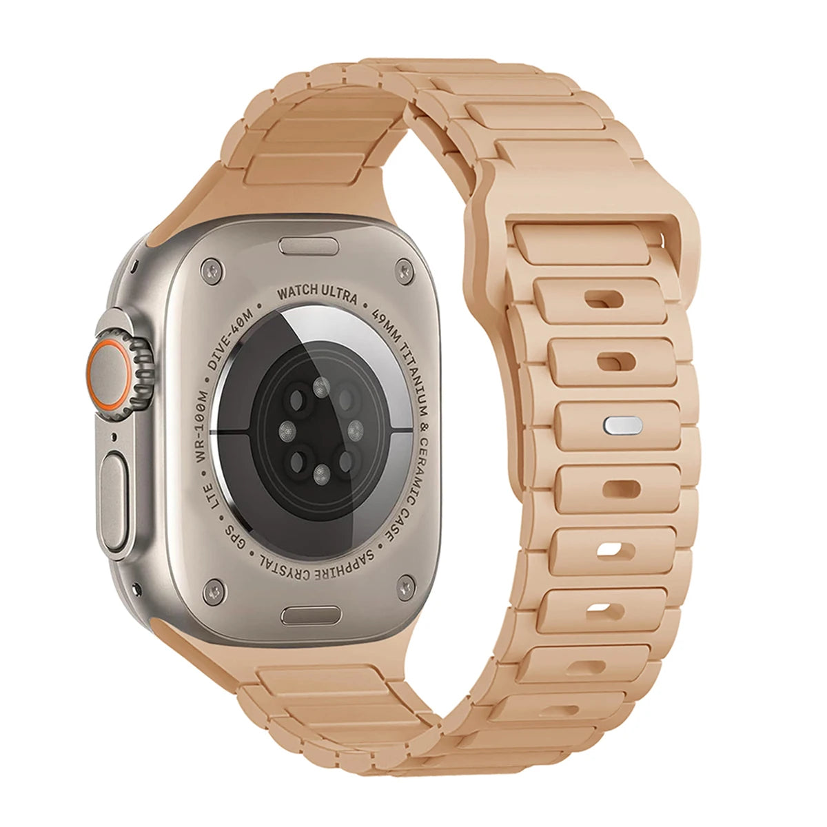 Durable Soft Silicone Watch Band for Apple Watch