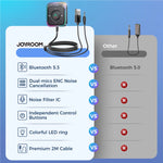 Joyroom Bluetooth 5.3 Car Adapter with Enhanced Dual Mic ENC Noise Cancellation